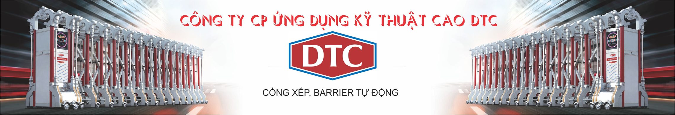 Công ty CP Ứng dụng Kỹ thuật cao DTC - Cổng xếp, barrier tự động