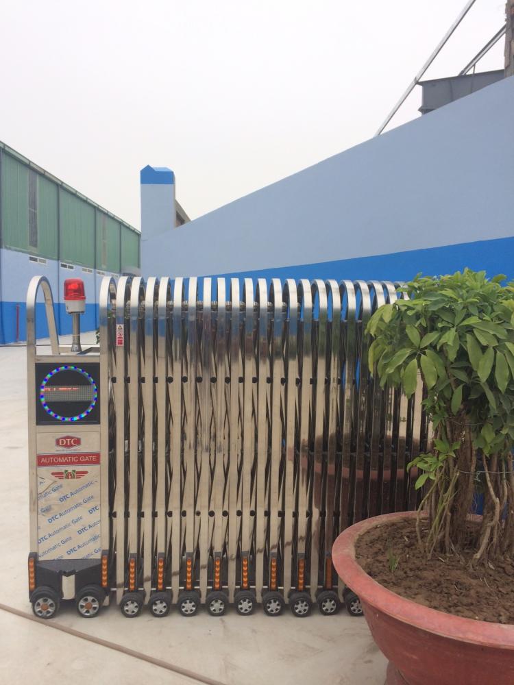 BÁO GIÁ CỬA CỔNG XẾP INOX SUS 304 TỰ ĐỘNG VÀ BARIE (BARRIER) TỰ ĐỘNG